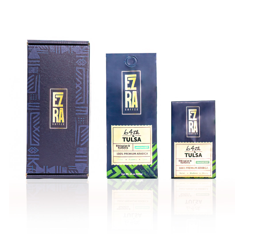 Ezra Coffee blend pack with multiple coffee bags for variety and everyday enjoyment